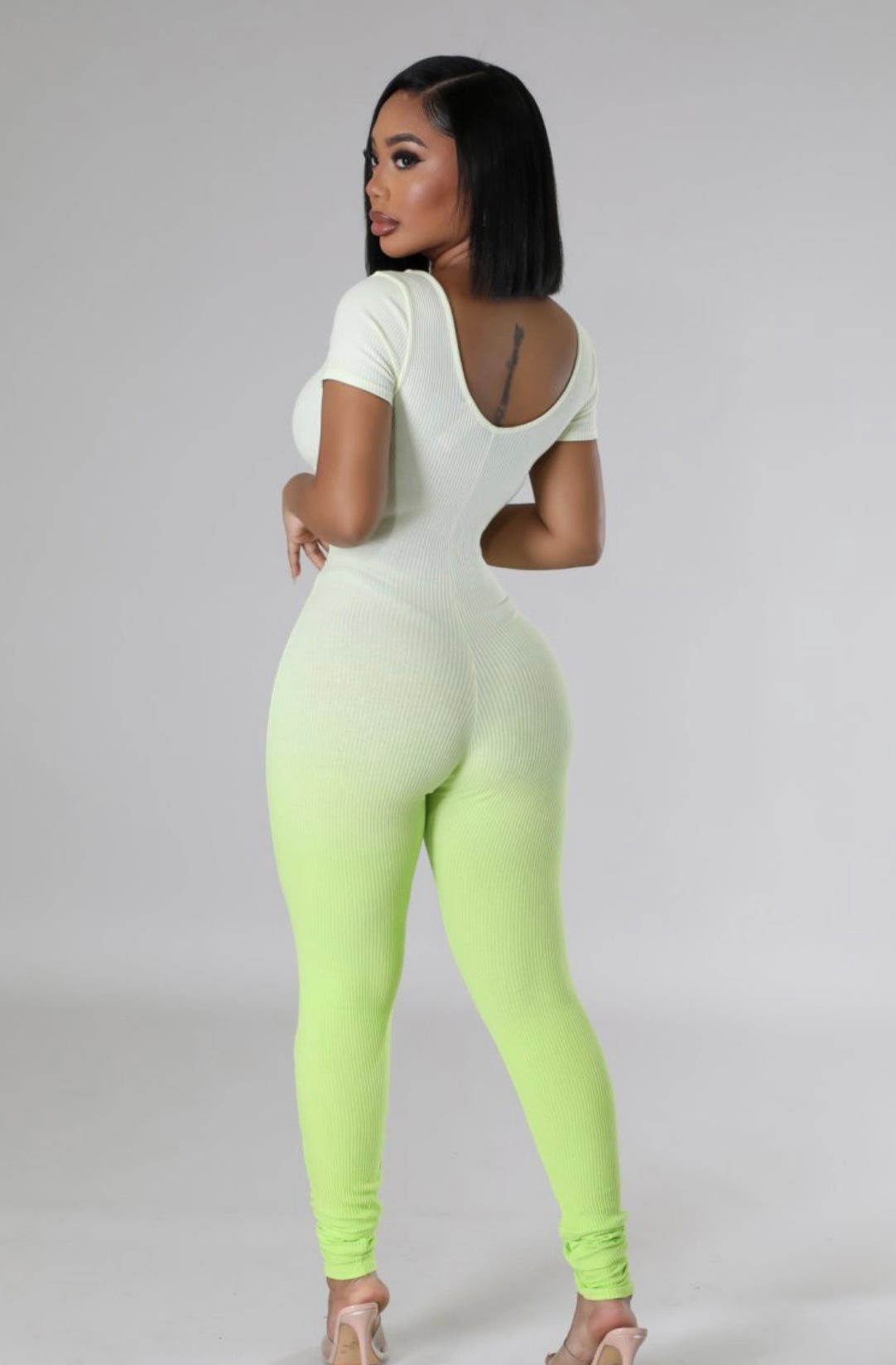 KEY LIME GREEN JUMPSUIT