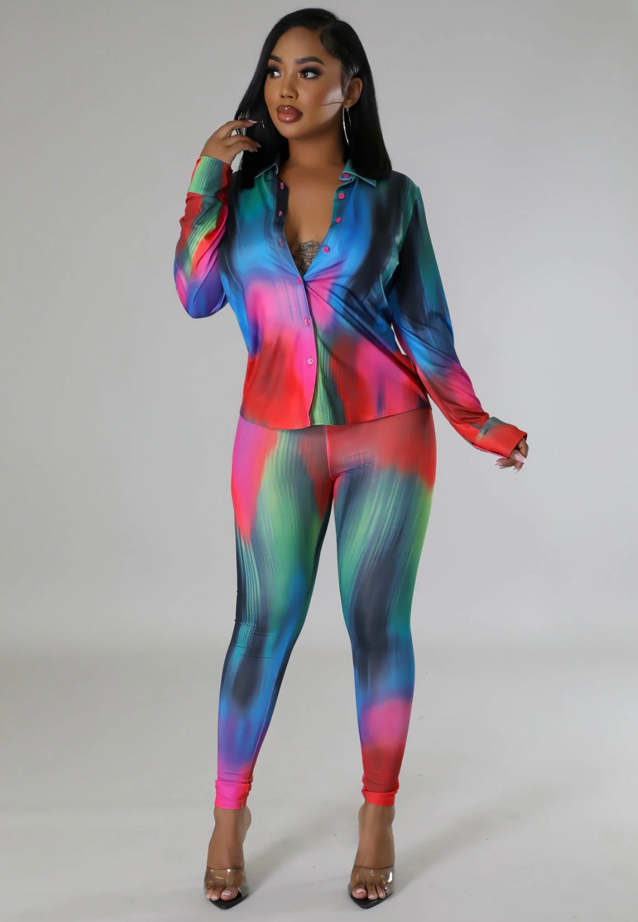 MULTICOLOR LEGGING SET