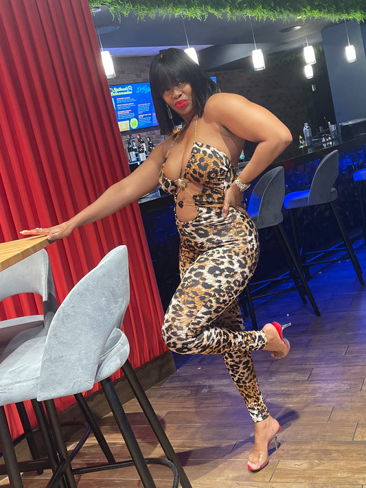 LEOPARD JUMPSUIT