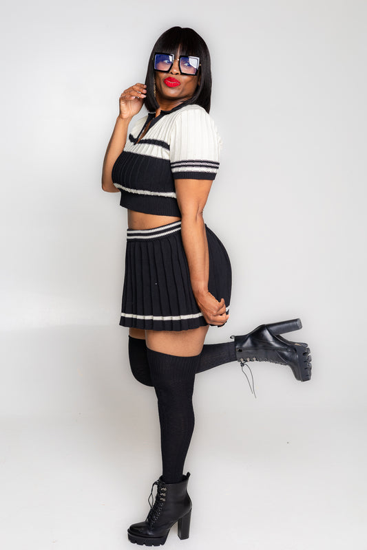 School Girl Skirt Set